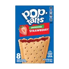 Pop Tarts Unfrosted Strawberry 8pk 13.5 OZ