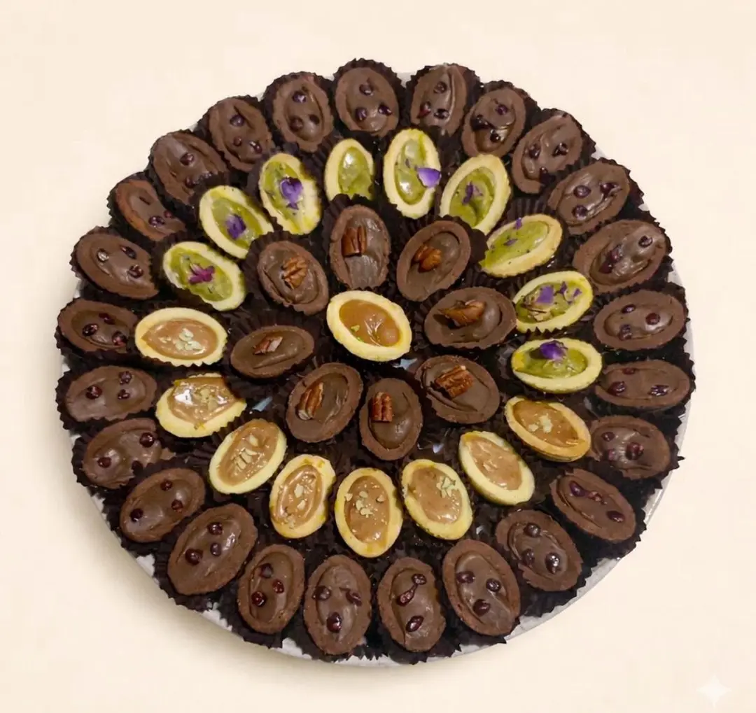 Walnut Tart Tray for Special Occasions