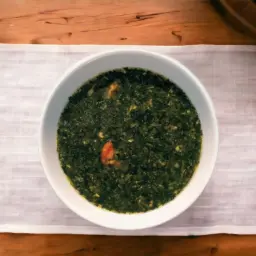 Molokhia Tagine With Shrimp