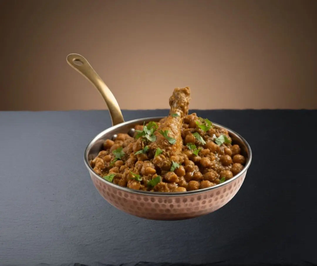 دجاج مع الحمص