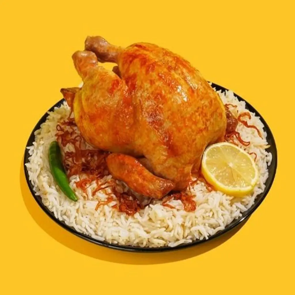 دجاج شواية مع الأرز