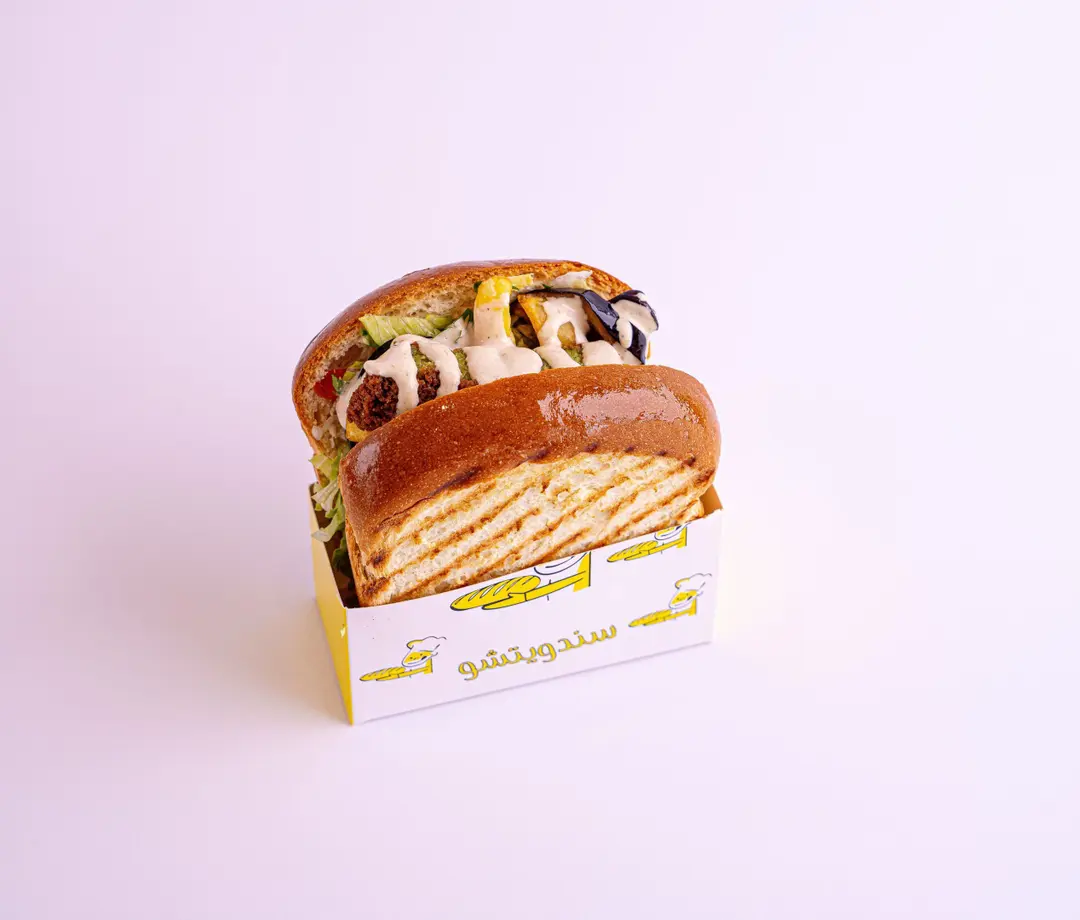 Mixed falafel brioche