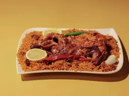 Half Whole BBQ Chicken With Bukhari Rice