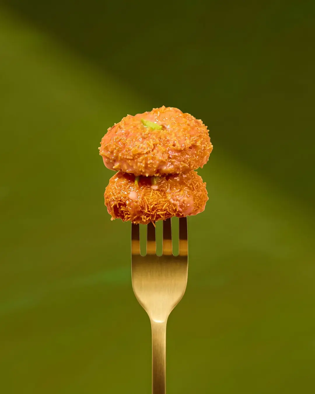 Vermicelli balls stuffed with cheese