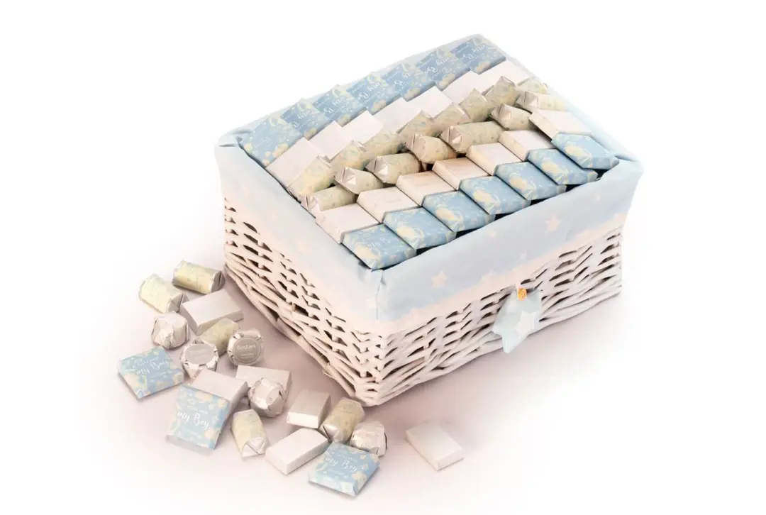 Welcome My Boy Baby Rectangular Basket- 670g