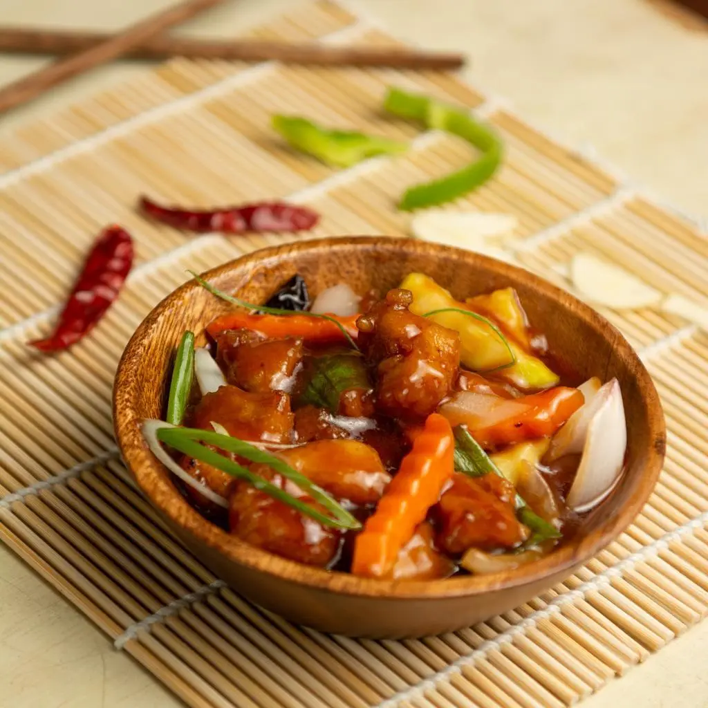 Chicken with Dry Chilli and Garilic