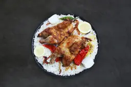 Chicken Shawaya with Plain Rice