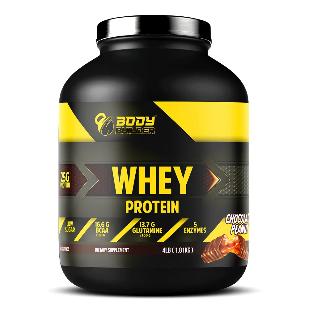 Body Builder 100% Whey Protein Chocolate Peanut 4 LB