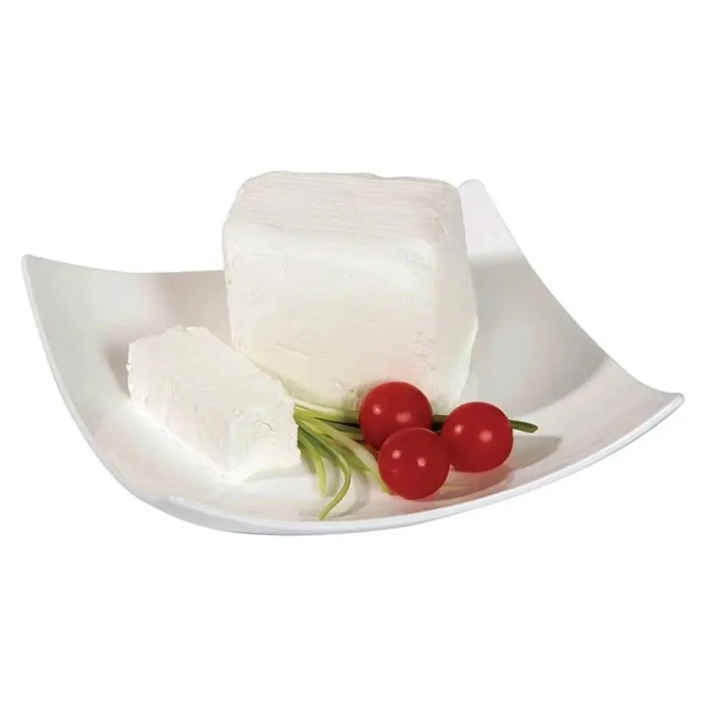 Plate Of White Cheese