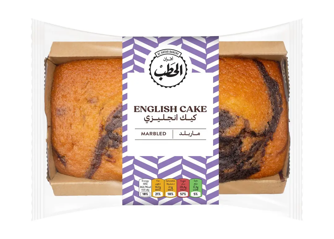 الحطب كيك إنجليزي ماربل 300جم