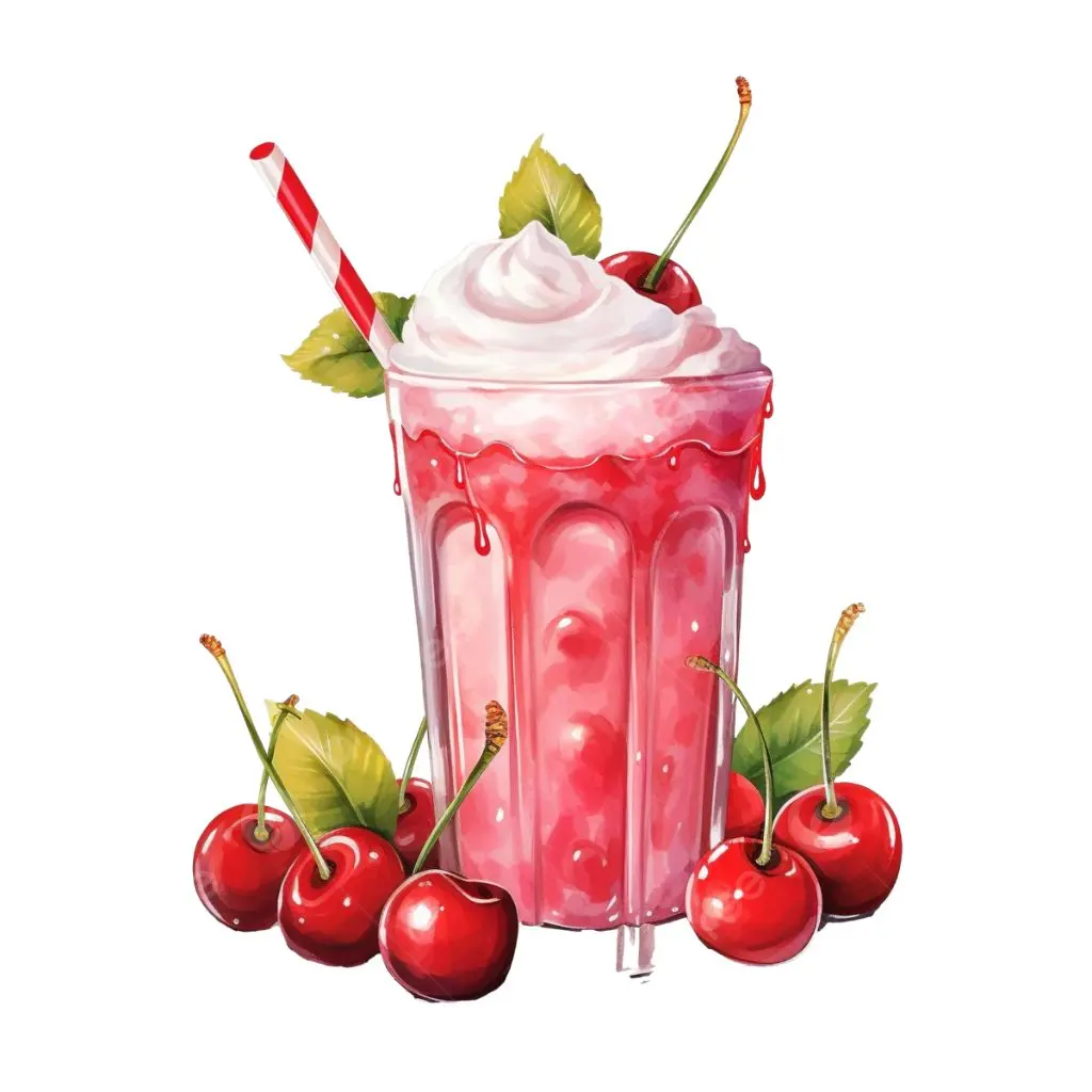 ميلك شيك الكرز