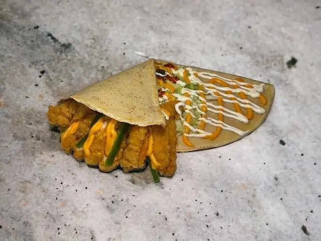 Mixed Fried Chicken Crepe “Spicy”