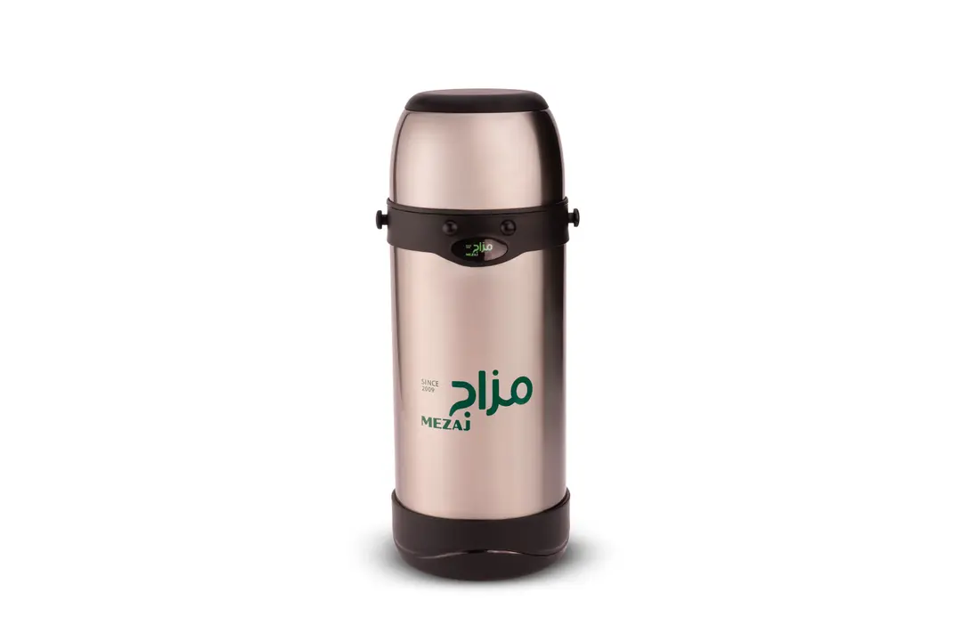 Tea & Coffee Thermos Steel white logo