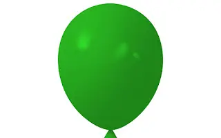 Green balloon