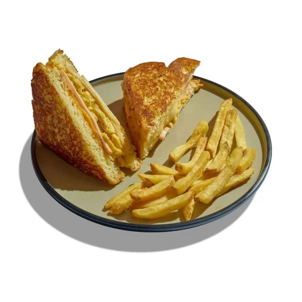 TURKEY HAM & CHEESE MELT SANDWICH