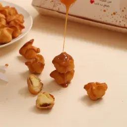 Caramelized Semolina Straw