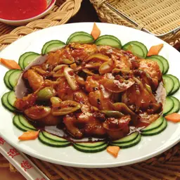 Sauted Fish W/ Garlic Sauce