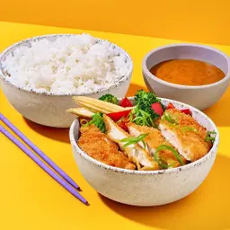 Hot Chicken Katsu with Rice