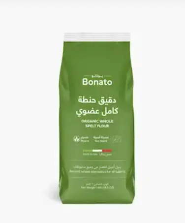 دقيق حنطة كامل عضوي ١كجم بوناتو