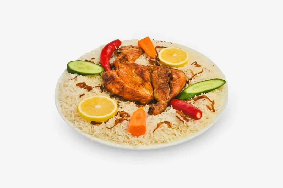نصف دجاج مظبي