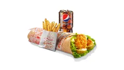 Mega Chicken Wrap Meal