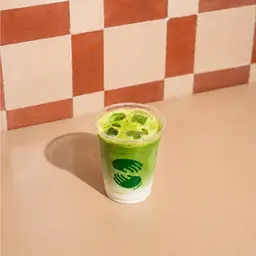 Ice matcha latte