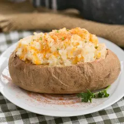 بطاطا مشوية بدون إضافات