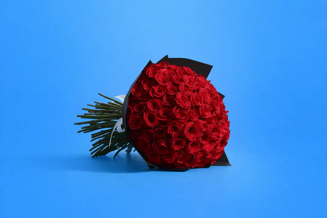 Midnight Passion Red Roses Bouquet 0298