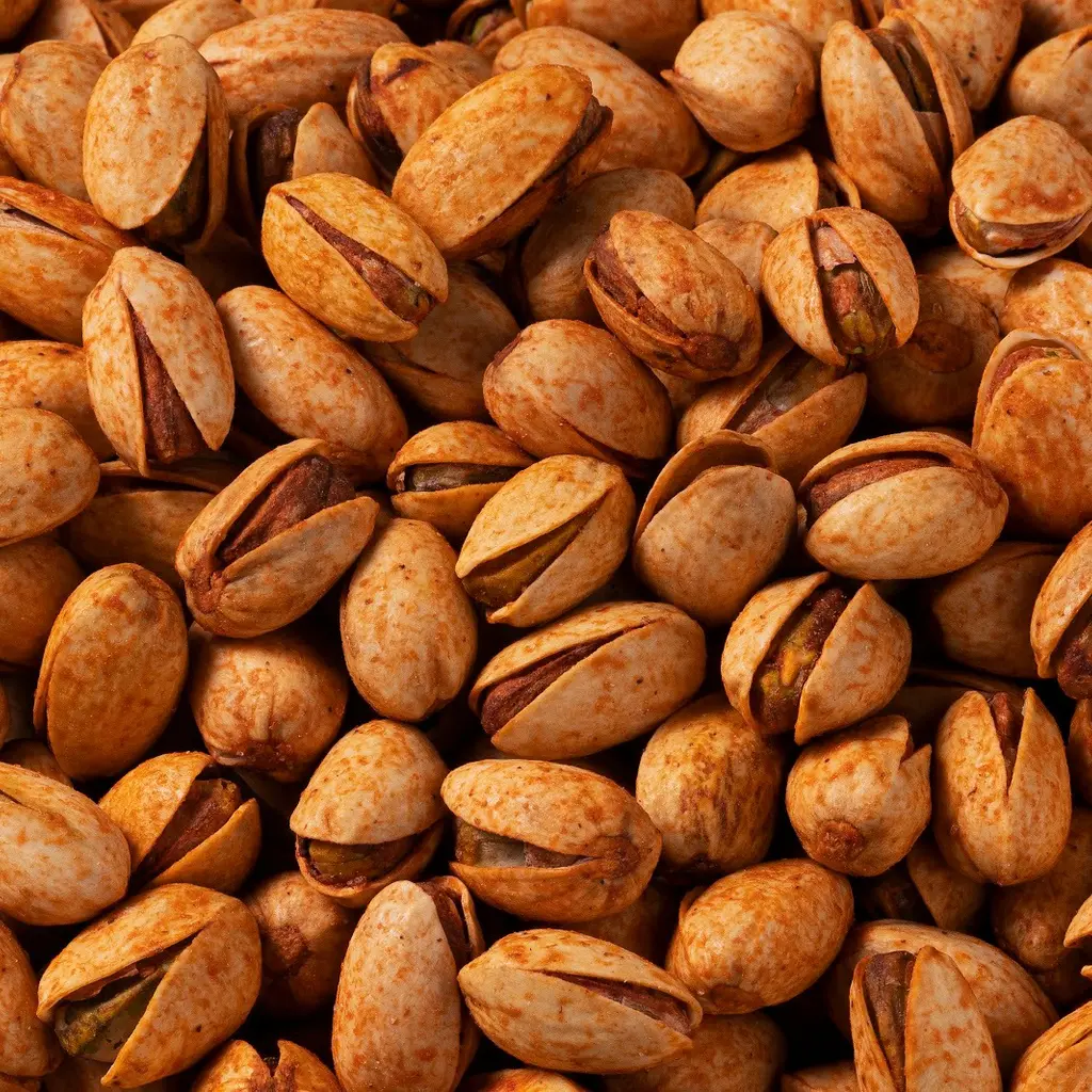 Grilled shelled pistachios