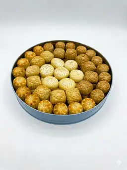 معمول وكعك دائري