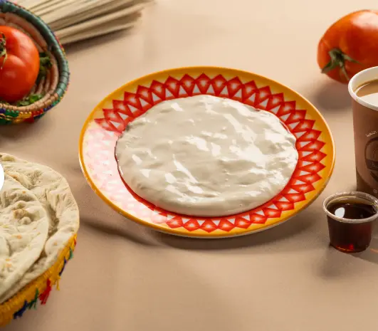 صحن قشطة العسل