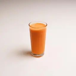 عصير جزر وبرتقال طازج