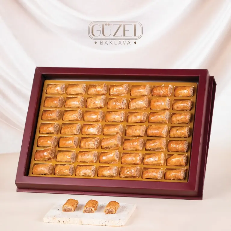 Pecan Baklava Fingers Box Plain