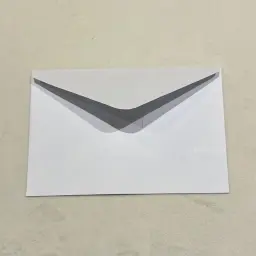 White Paper Envelope
