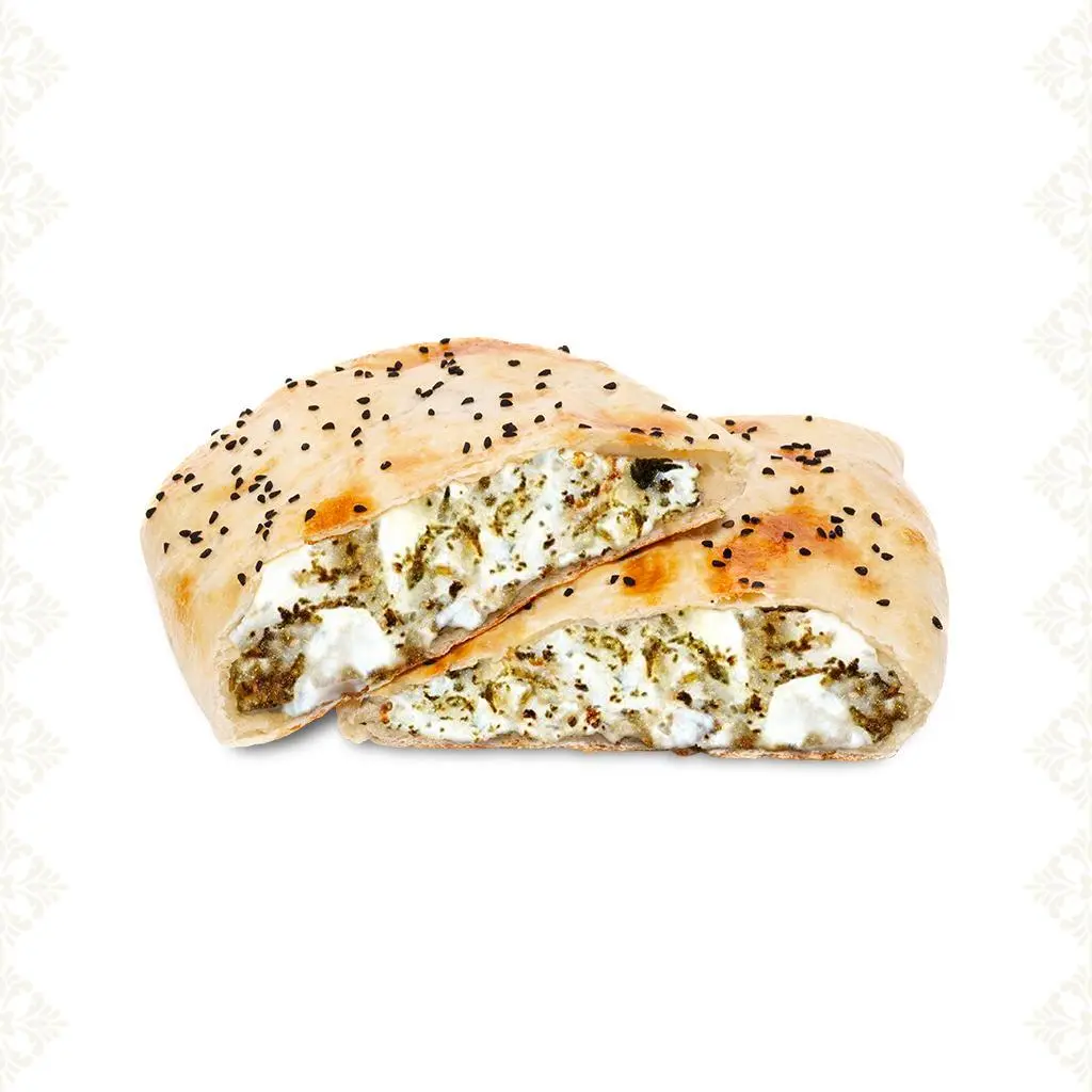 فطيرة لبنة وزعتر