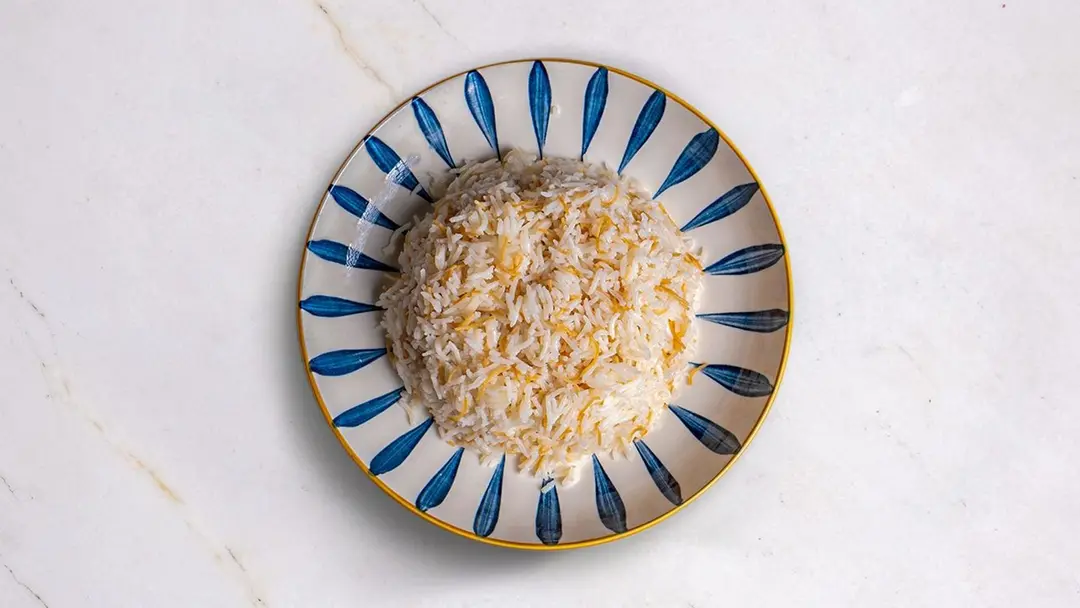 White rice with vermicelli
