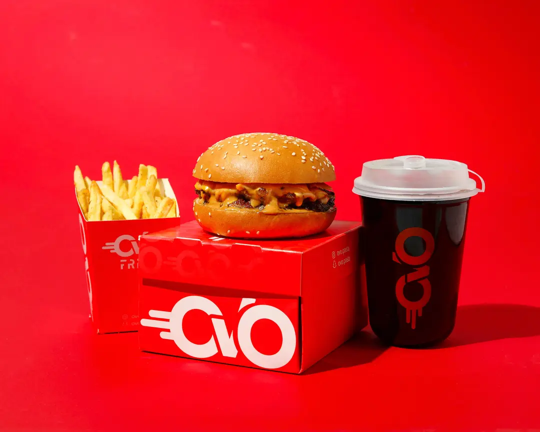 Double Black Angus Burger Meal