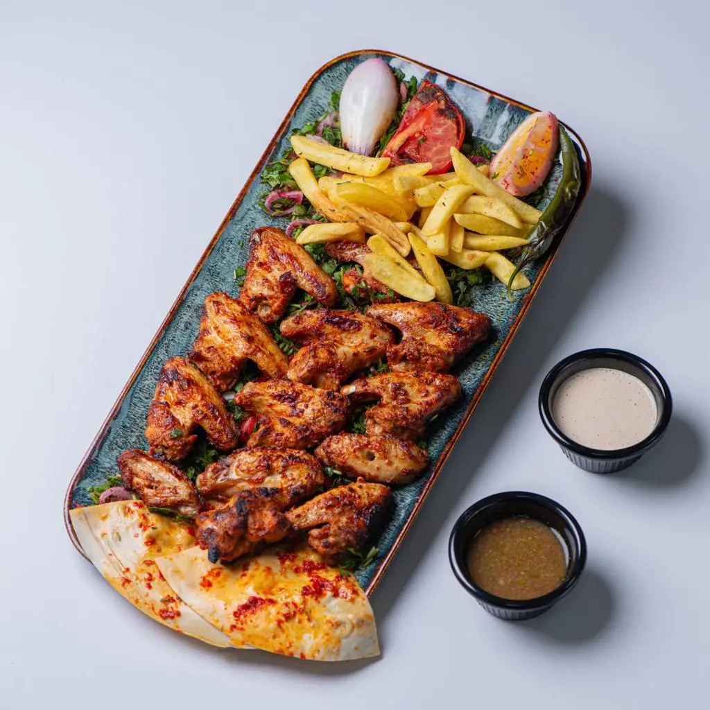 Charcoal Grilled Chicken Wings