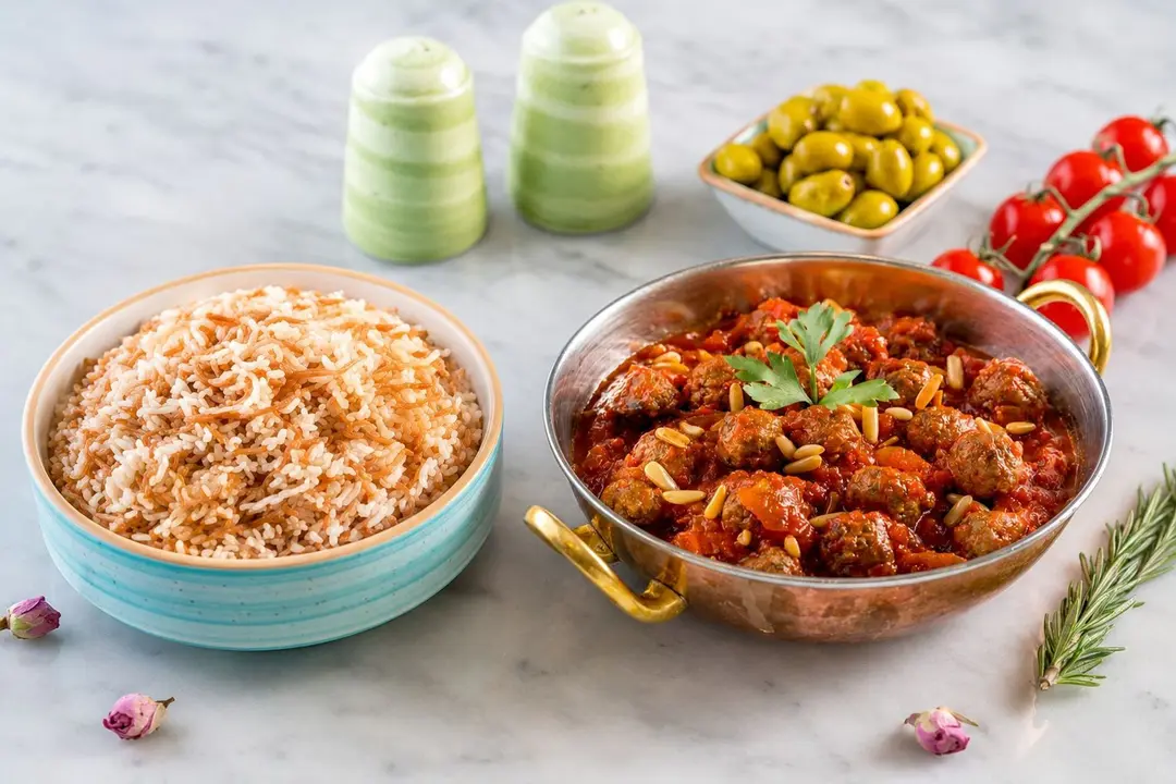 Daoud Basha with Rice