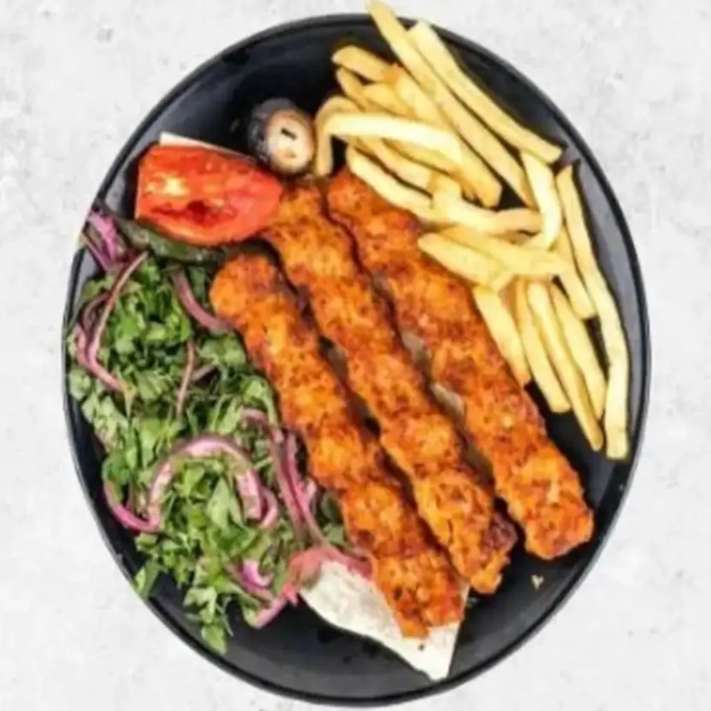 طبق كباب دجاج