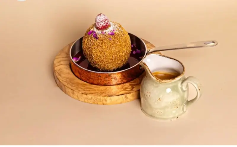 KNAFEH CHEESE CAKE SPHERE