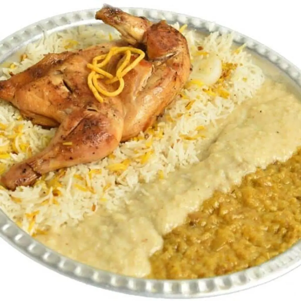 دجاج مثلوثة