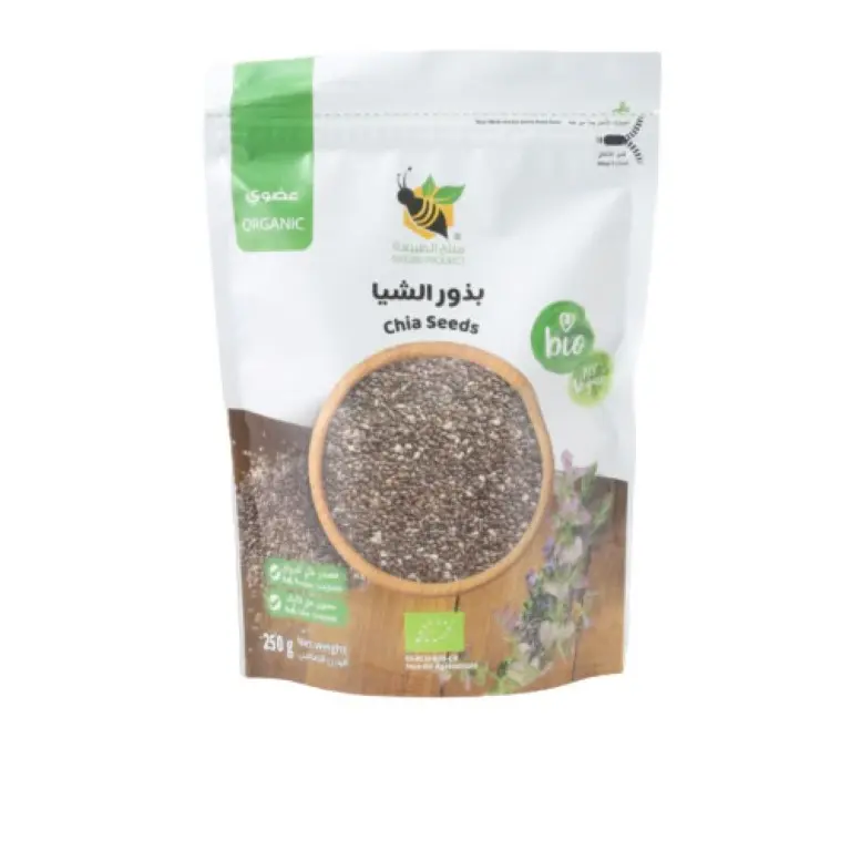 بذور الشيا عضوي 250 جرام منتج الطبيعة