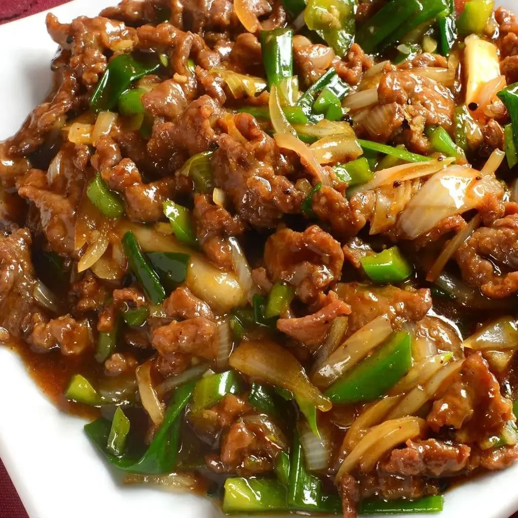 Beef with Bean Sauce