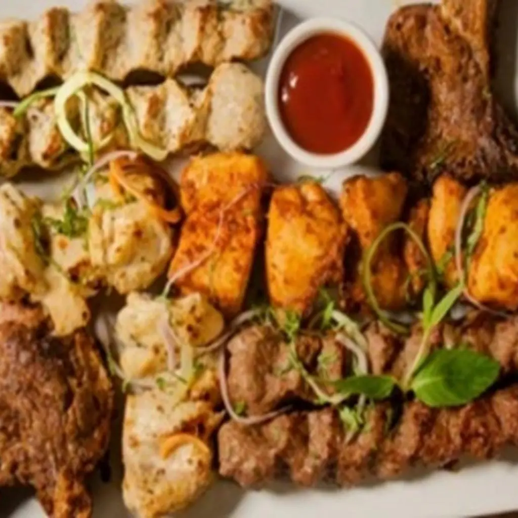 B.B.Q Boti Plater