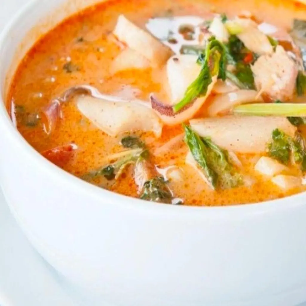 Seafood Casserole with Red Sauce