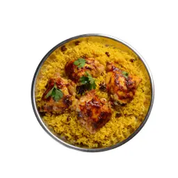 Half a piece of chicken Kabsa