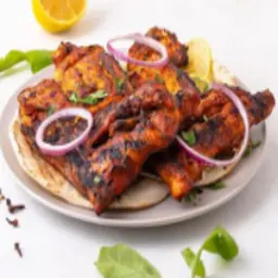 دجاج على الفحم بدون أرز
