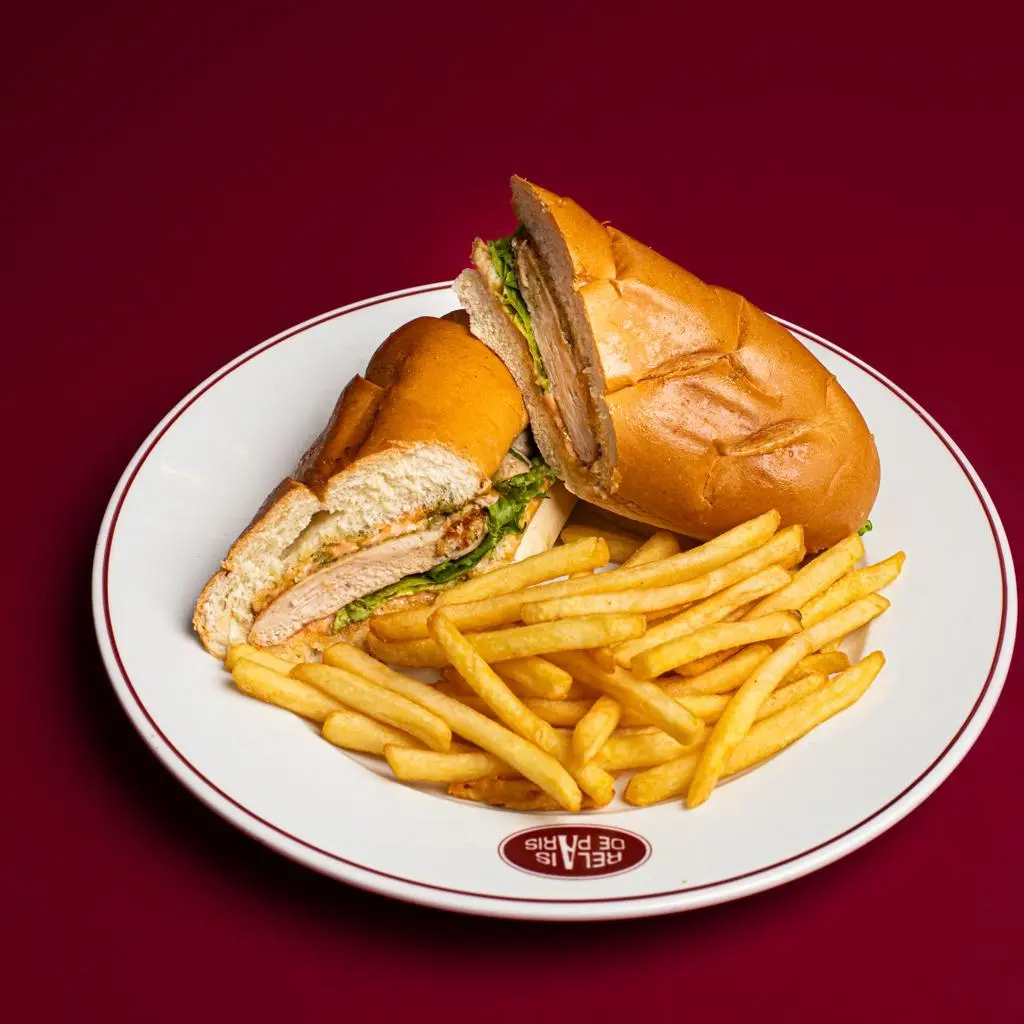 Chicken Loin Entrecote Baguette Sandwich