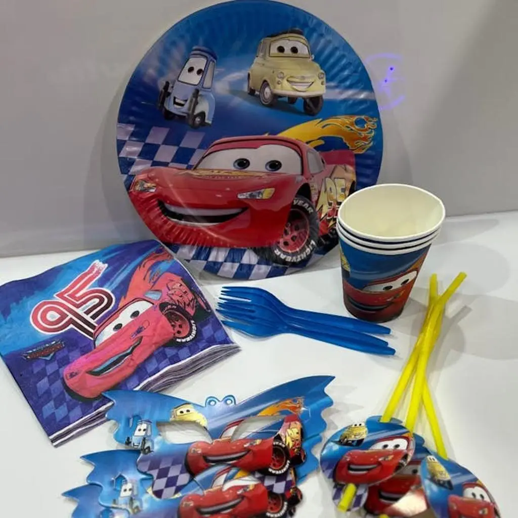 Kids Birthday Party Plate Set